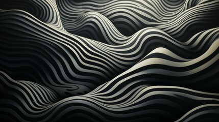 Engaging abstract moire illustration with bold lines, flat texture, high detail, and dynamic patterns.