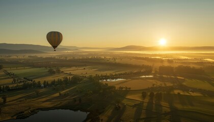 Chasing Dawn: A Majestic Hot Air Balloon Adventure in Victoria's Yarra Valley