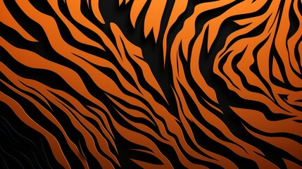 Bold and modern tiger stripes illustration with high detail and dynamic shapes for a striking design.