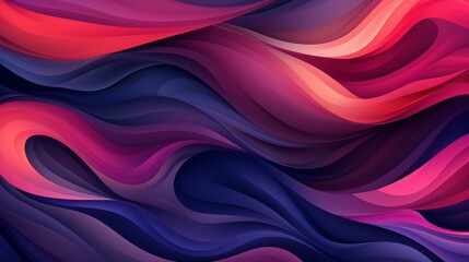 Fototapeta premium Abstract velvet burnout illustration with bold lines, flat texture, high detail, and dynamic shapes.