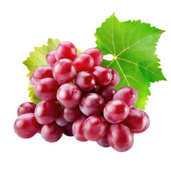 Fototapeta premium bunch of grapes isolated on transparent background
