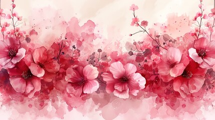 pink cherry background