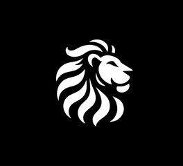 lion simple logo icon vector minimal