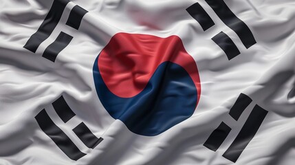 Fototapeta premium Illustration of Korean flag