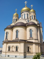 Fototapeta premium Orthodox Church in the city of Vladivostok. City landmark.