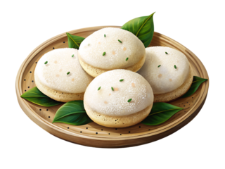 Idli on plate