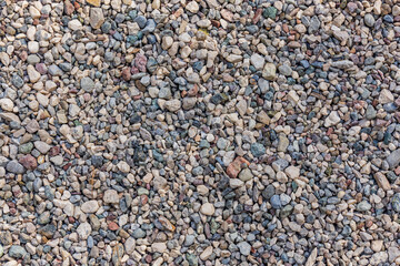 Texture of gravel road for the background