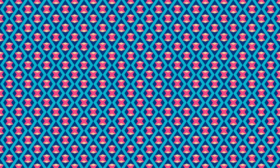 Transparent Design Geometric Shapes Seamless Pattern for Wallpaper Background