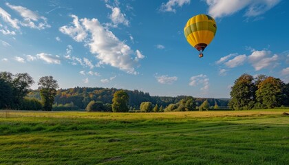 Obraz premium Up, Up, and Away: Hot Air Balloon Spectacular at the Warsteiner International Montgolfiade in Arnsbe