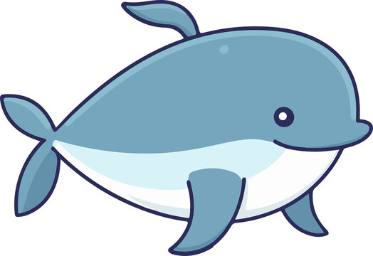 recommend clip art: Cute whale clipart design illustration