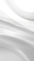 Abstract white background with smooth lines and curves