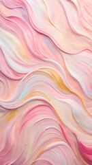 Vertical pink abstract background, white red and yellow gold oil art painting on canvas, acrylic texture artwork rough brushstrokes of paint. AI generated