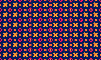 Cinematic Design Geometric Shapes Seamless Pattern for Wallpaper Background