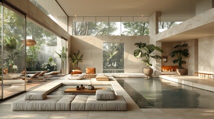 Luxury home interior with modern design.