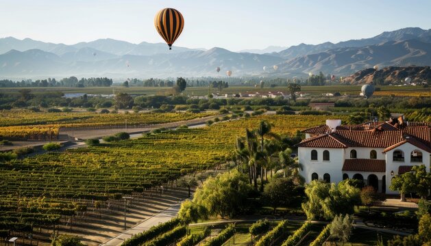Up, Up and Away: Float Above a California Vineyard at the Temecula Balloon Festival