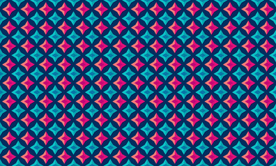 Cinematic Design Geometric Shapes Seamless Pattern for Wallpaper Background