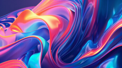 Abstract background with colorful dynamic patterns.