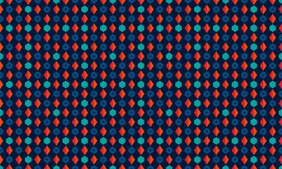 Cinematic Design Geometric Shapes Seamless Pattern for Wallpaper Background