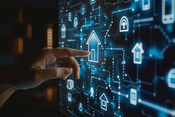 Real estate concept. Property value, buy a house, investment planning, business development