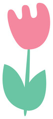 Cute Flower Sticker