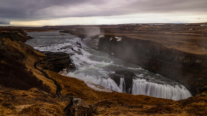 Gullfoss Wasserfall auf Island
