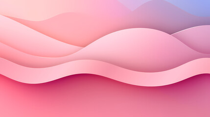 Background with light pink  gradient color paper cut vector image