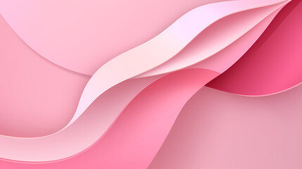 Background with light pink  gradient color paper cut vector image