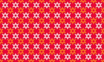 Paper Cutout Design Geometric Shapes Seamless Pattern for Wallpaper Background