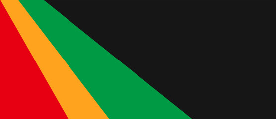 green yellow red abstract Juneteenth concept black history month background banner lithuania flag congo symbol with blank space