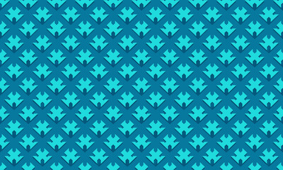 Fototapeta premium Paper Cutout Design Geometric Shapes Seamless Pattern for Wallpaper Background