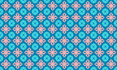 Paper Cutout Design Geometric Shapes Seamless Pattern for Wallpaper Background
