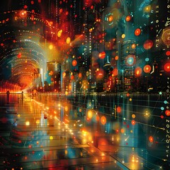 Fototapeta premium Unveiling Insights: Big Data Database Analysis for Strategic Decision-Making