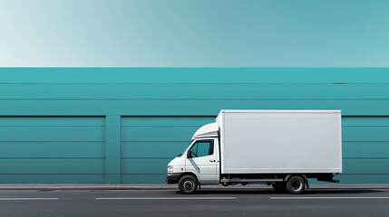 A clean, minimalist design to be used on hero image house removalist website, a large hero image showcasing the movers best work