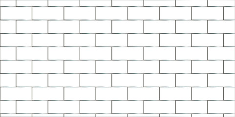 Fototapeta premium White brick wall background. Architecture construction stone block brick wallpaper. seamless building cement concrete wall grunge background. 