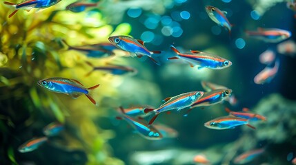 colorful fishes underwater in the ocean 