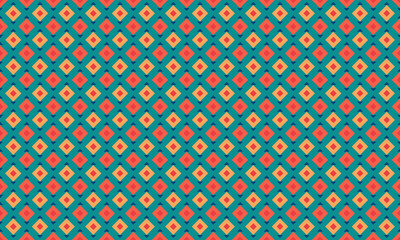 Parallax Design Geometric Shapes Seamless Pattern for Wallpaper Background