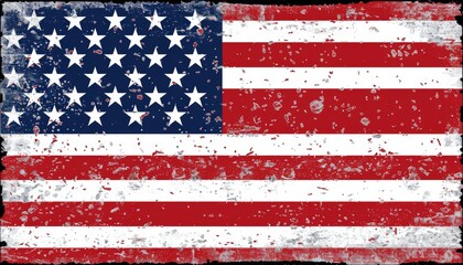 Fototapeta premium Grange Flag of USA. American flag background