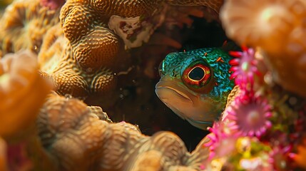 colorful fishes underwater in the ocean 