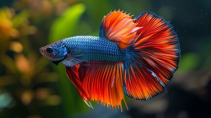 Colorful ornamental fish