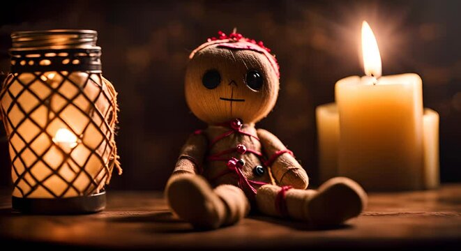 Voodoo doll. Superstitions and Witchcraft.