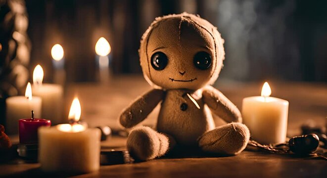 Voodoo doll. Superstitions and Witchcraft.