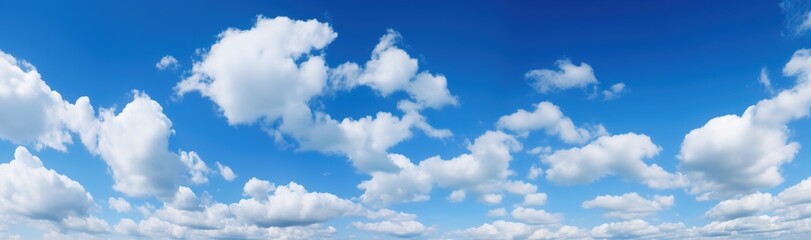 Fototapeta premium blue sky background with clouds