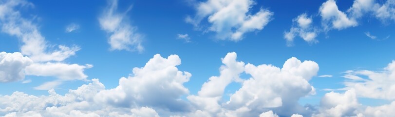 Obraz premium blue sky background with clouds