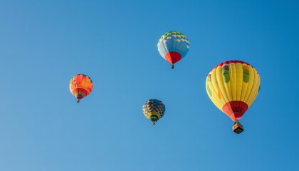 Naklejka premium Up, Up, and Away: The Spectacular Balloon Festival over Pereslavl Zalesskiy