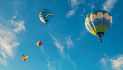 Obraz premium Up, Up, and Away: A Vibrant Balloon Fiesta in Pereslavl-Zalesskiy