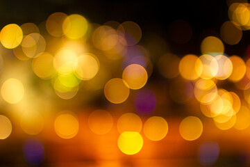 Golden Bokeh Lights