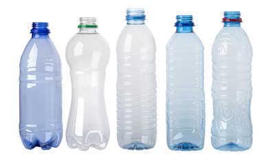 Used plastic bottles