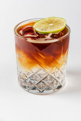 iced coffee with orange juice