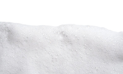 Soap foam or shampoo Soap foam texture or shampoo surface with bubble isolated with clipping path...