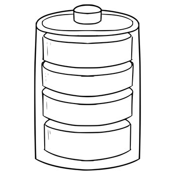 recommend clip art: full battery icon illustration hand drawn outline vector